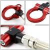 NEW Red Trailer Tow Hook Ring Eye Towing Front Rear Aluminum For an Cars