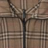 Burberry Checked Hooded Half Zip Jacket 81083241