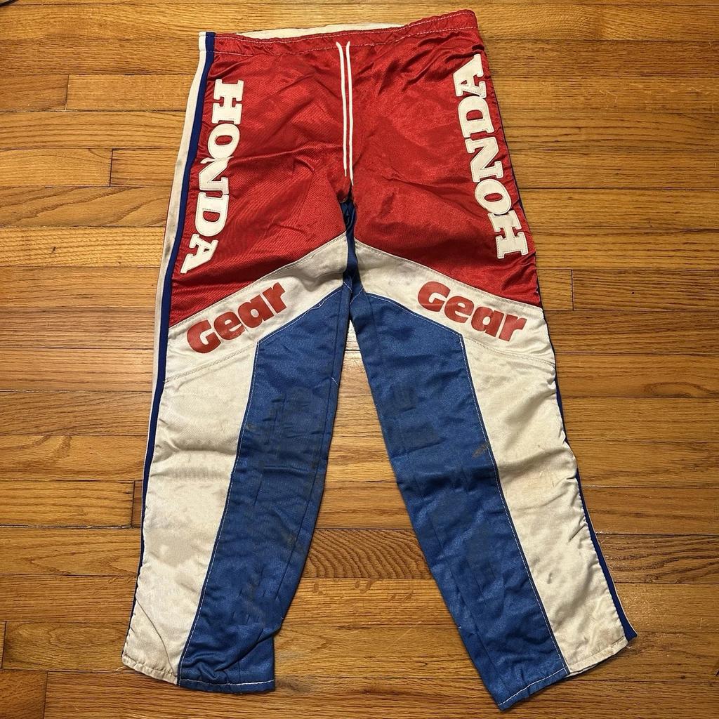 2025 Pantalones de Carreras Vintage Pantalones de Motocross Honda Red Riders Motocross Primavera Otoño Secado Rápido Cómodos Pantalones de Motocicleta ZP8