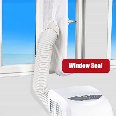 3M/5M Window Sealing with Zippers Adhesive Fasteners Household Portable Air Conditioner Flexible Cloth Sealed Panel