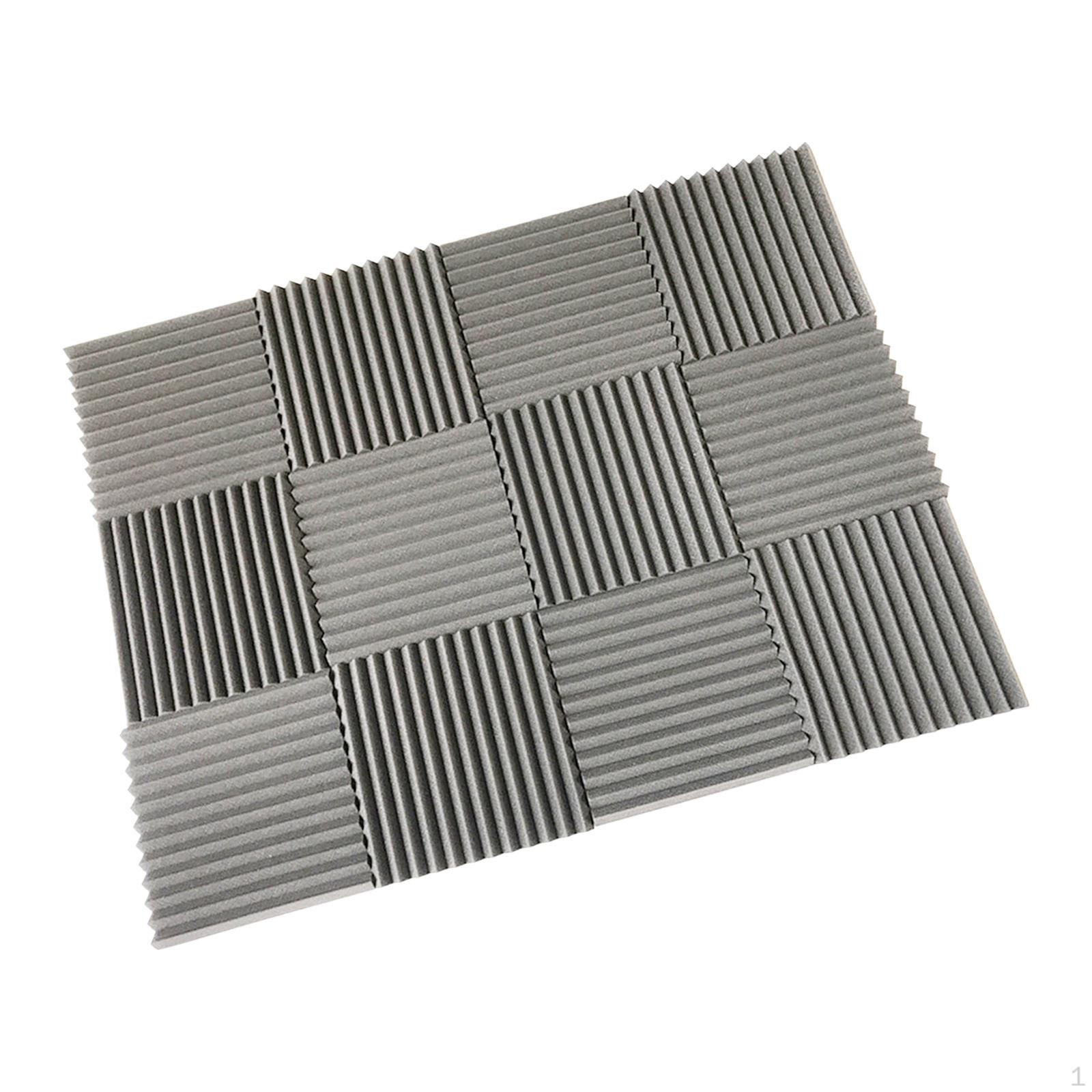 

12 штук Звукоізоляційні ковдри Звукопоглинаючі бавовна Акустичні матеріали Піна срібний