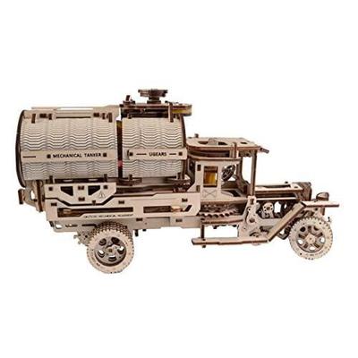 UGEARS Truck with Tanker Mechanical Wooden Model KIT 3D Puzzle Assembly