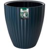 Pot de fleurs - GARDEN ID - Fancy - 40 x 42 cm - Pour jardin, balcons ou intérieurs - Bleu pétrole