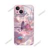 Popular water ripple butterfly is suitable for Apple 17promax high-value mobile phone case 16 all-inclusive glass case