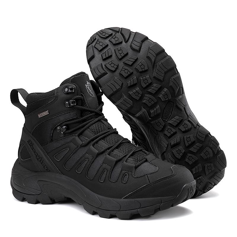 

Men s Anti-slip Tactical Hiking Boots - Large Sizes 45-47 for Desert and Winter Mountaineering. 41 чорний