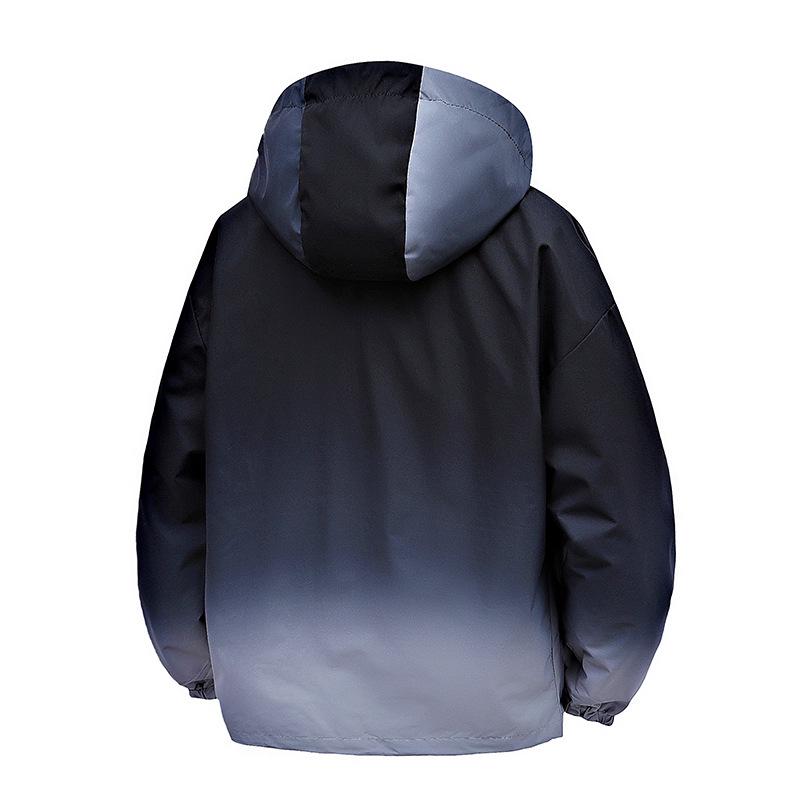 2025 Men's Casual Hooded Windbreaker Jacket - Spring/Autumn Trend