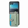 Carbon Fiber Leather Phone Case With Card Slots Kickstand Motorola Razr 60 Ultra 50 40