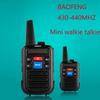 BF-C50 Mini-Funkgerät, UHF Dual-PTT 5W/Typ-C-Ladegerät, Kinderfunkgerät, Hochfrequenz-Transceiver 1500, 2 Sets