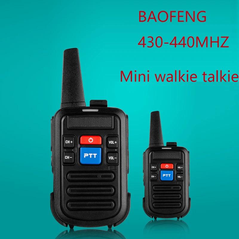 BF-C50 Mini-Funkgerät, UHF Dual-PTT 5W/Typ-C-Ladegerät, Kinderfunkgerät, Hochfrequenz-Transceiver 1500, 2 Sets