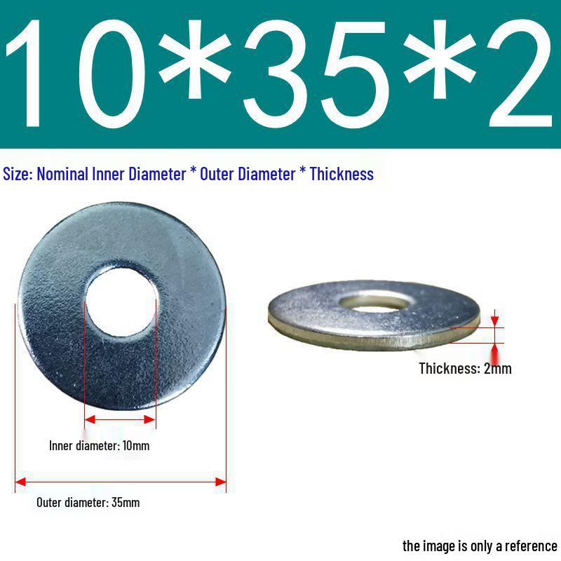 Galvanized Flat Metal Washer Spacer M3-M60