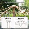 UOSUUOSU Automatic Outdoor Camping Tent with Canopy