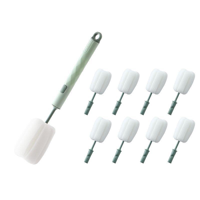 Cup Brush Insulated Cup Cleaning Long Handled Washing Bottle Brush Tea Cup Cleaning Tool with No Dead Corners Sponge Cup Brush