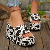 Fashion 2025 Summer Open Toe Women Slippers Fashion Outdoor Color Dress Shoes New Slip On Plus Size Comfortable Slippers Slides Women
