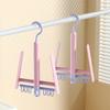 Rotatable Shoes Drying Rack Windproof With Sock Clips Shoes Drying Hanger Quickly Dry Space Saving Hanging Shoes Hook