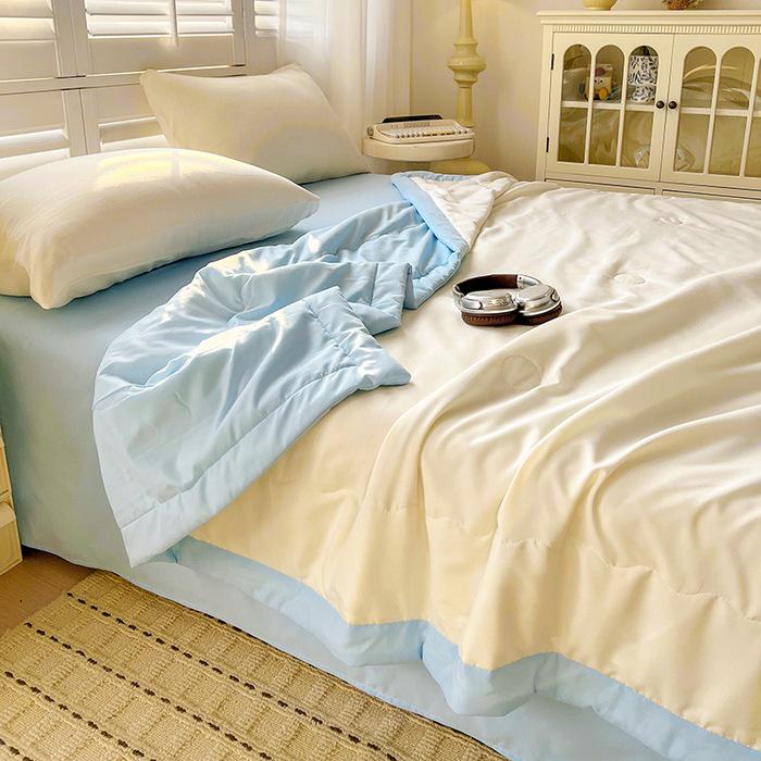 Class A Cotton Summer Quilt for Mother & Baby - Lightweight, Thin, Machine Washable, Perfect for Air Conditioning or Children