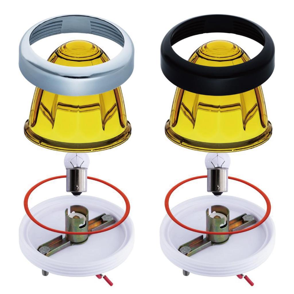 Jet Inouye 632380 632380 Truck Supplies, A-Shaped Bus Marker Lens, Sky Blue, 1 Piece