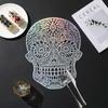 Skull Placemat PVC Halloween Skid Insulation and Waterproof Placemats Personalizado Dining Table Decor Kitchen Items Accessories