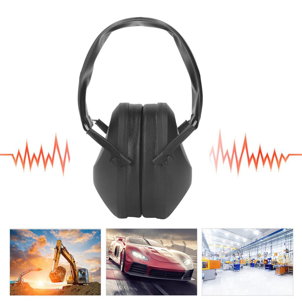 Noise Reduction Ear Muffs Hearing Earmuffs Foldable Sound Headphones Comfortable Ear Defenders