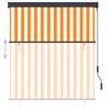 External Roller Blind, 140X250 Cm, White-Orange