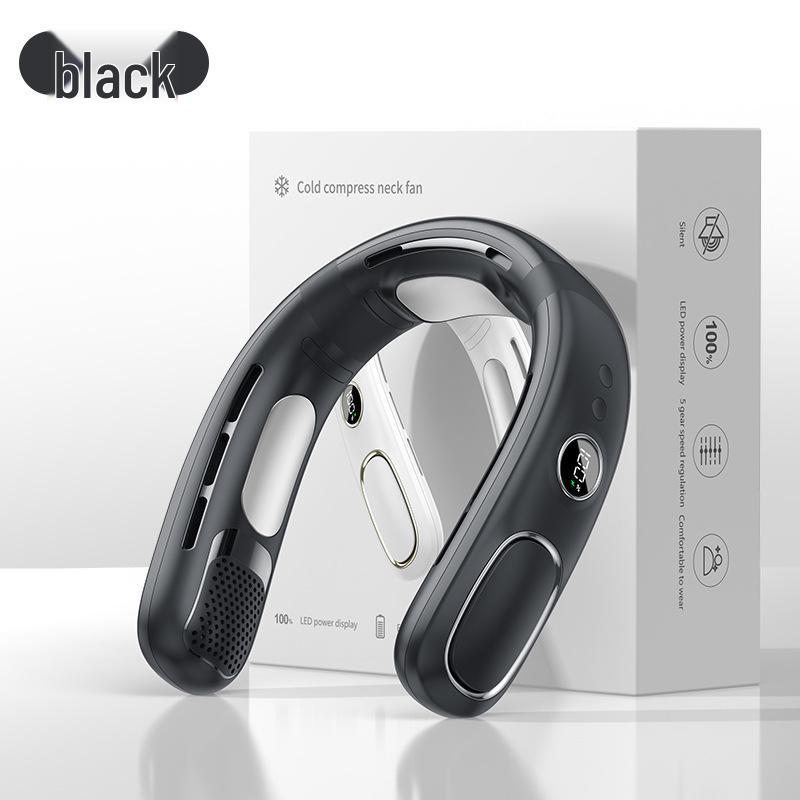 USB Rechargeable Bladeless Neck Fan - Portable Outdoor Air Conditioner