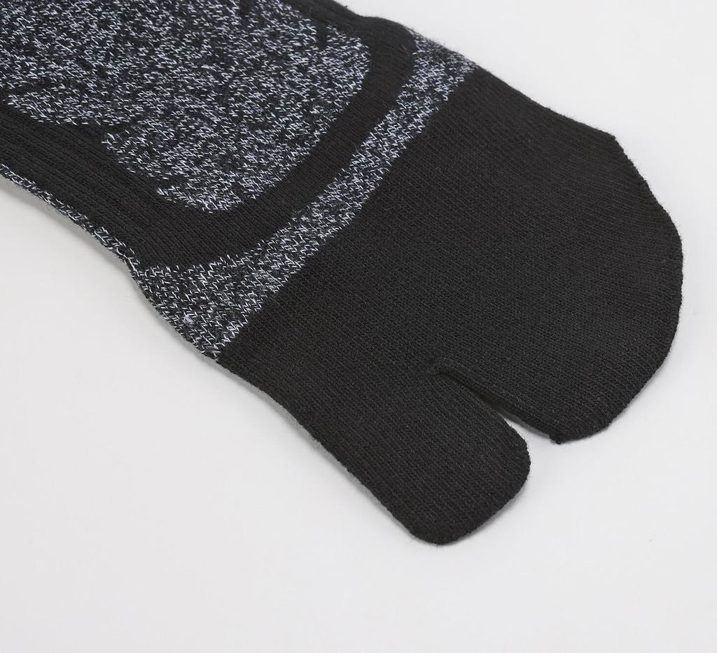 WIOIW Tabi Dicke Frottee-Socken für Draußen und Dickes 3er-Set Herren Zweizehen-Socken, Laufen, Aktivitäten, Trekking, Wandern, Langlebig, Baumwolle,