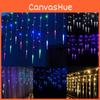 35m 96 Led Icicle Hanging Curtain Window Light Fairy String Xmas Decors Home