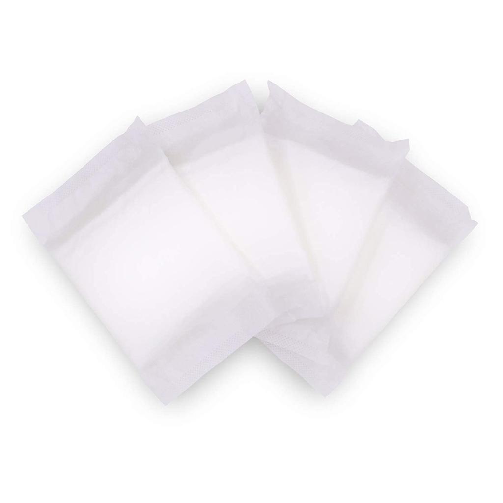 NaturaMoon Sanitary Napkins for Daytime Use On Busy Days 16 Pieces X 4 Pack Polymer Absorbent Disposable Cloth Napkins (with Wings), Set, Free,
