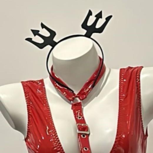 Sexy Accessories Halloween Headband Trick or Treat Cos Imp Horn Headgear Bat Couple Cosplay SM
