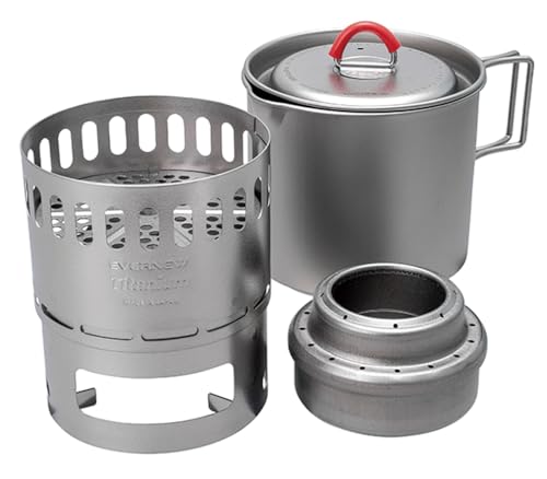 

Evernew Titanium Lightweight Camping Mug Pot Stove