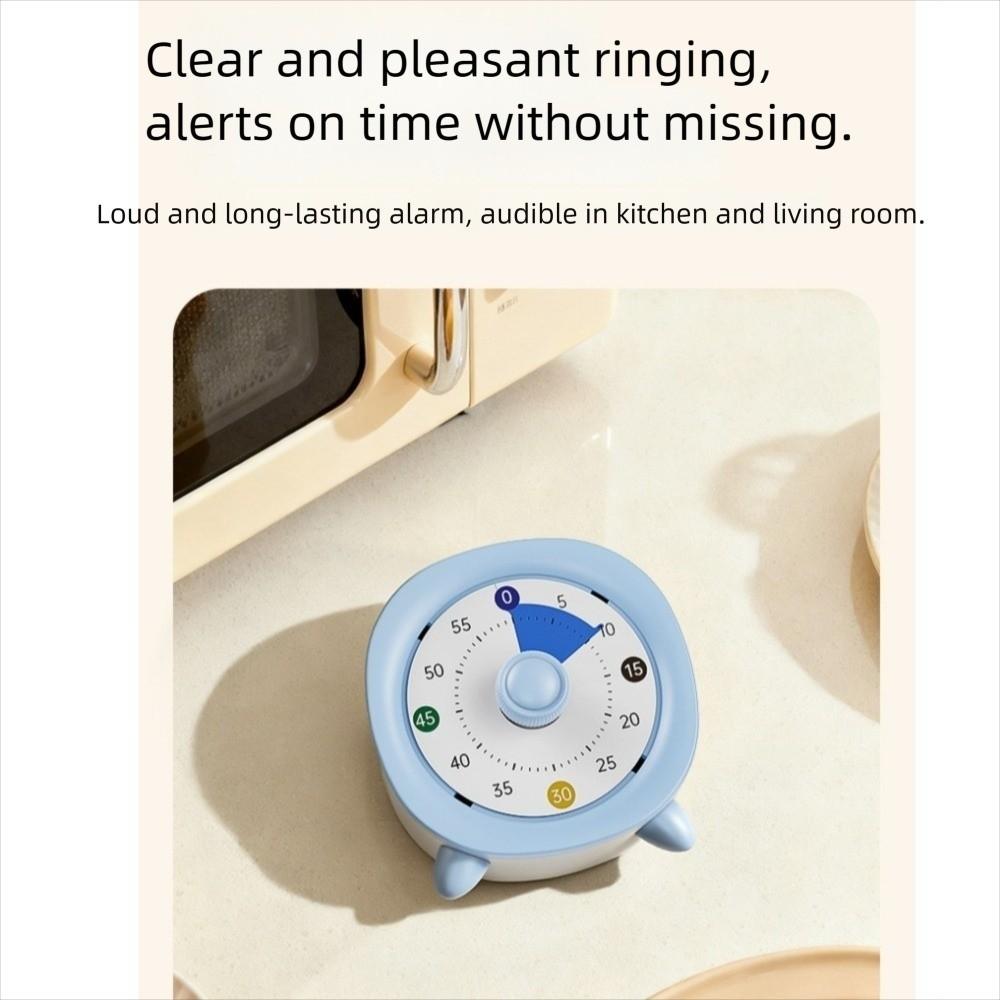 Ultra Silent Visual Timer 60 Minutes Kitchen Timer Multifunctional Countdown Alarm Clock  Indoor