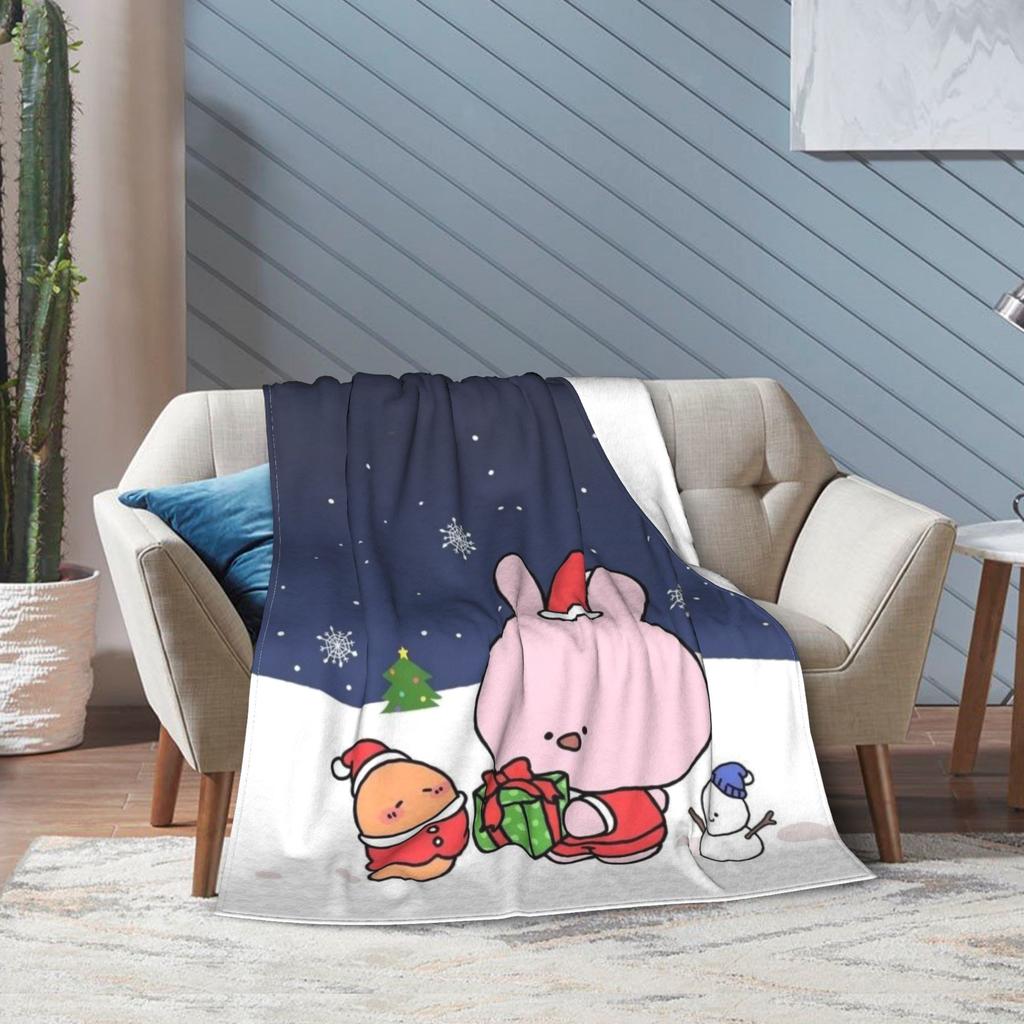 Asamimichan and Anemimi Blanket Ultra Soft Throw Blankets for Sofa 50x60 Inch Multiple Sizes Plush Thin Quilt