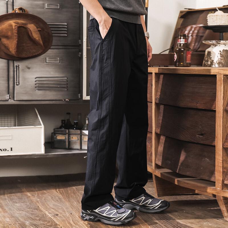 

Jieleino Men s Summer Lightweight Straight-Leg Cargo Pants XL