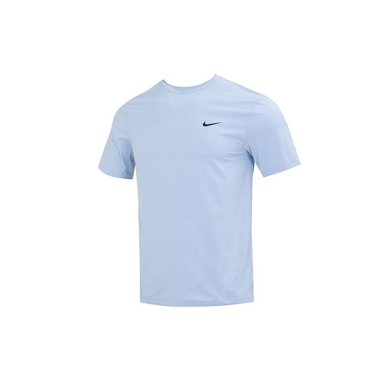 New Nike Dri Fit T Shirt Men's Light Blue DV9840-479