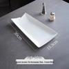 Large Ceramic Rectangular Fish Platter