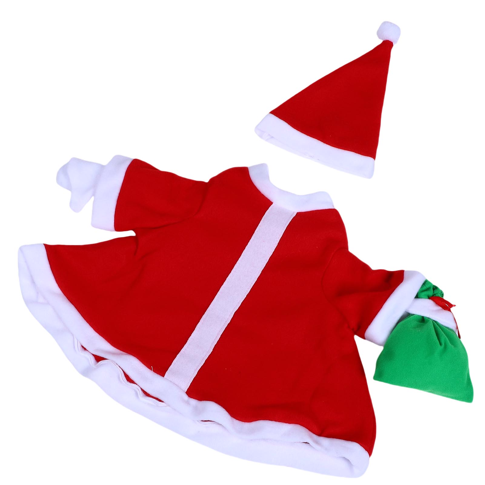 

Christmas goose outfit, polyester costume for 23 inch statue, hat, porch, lawn, garden, yard