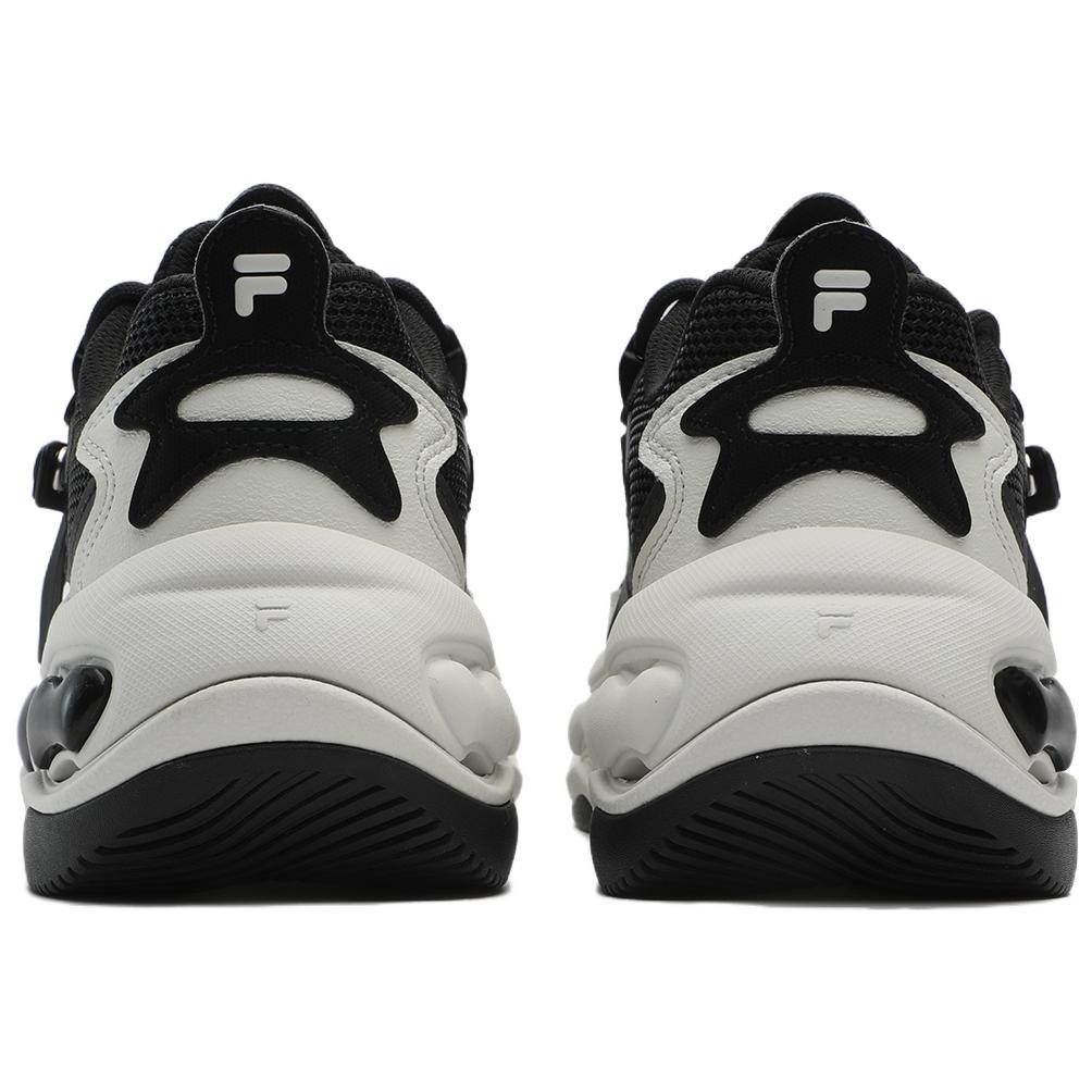 Fila Fusion Nebula Fabric Synthetic Leather Tpu Comfortable Non-Slip Wear-Resistant Low-Top Dad Shoes Women Sneaker Black T12W331105FBV