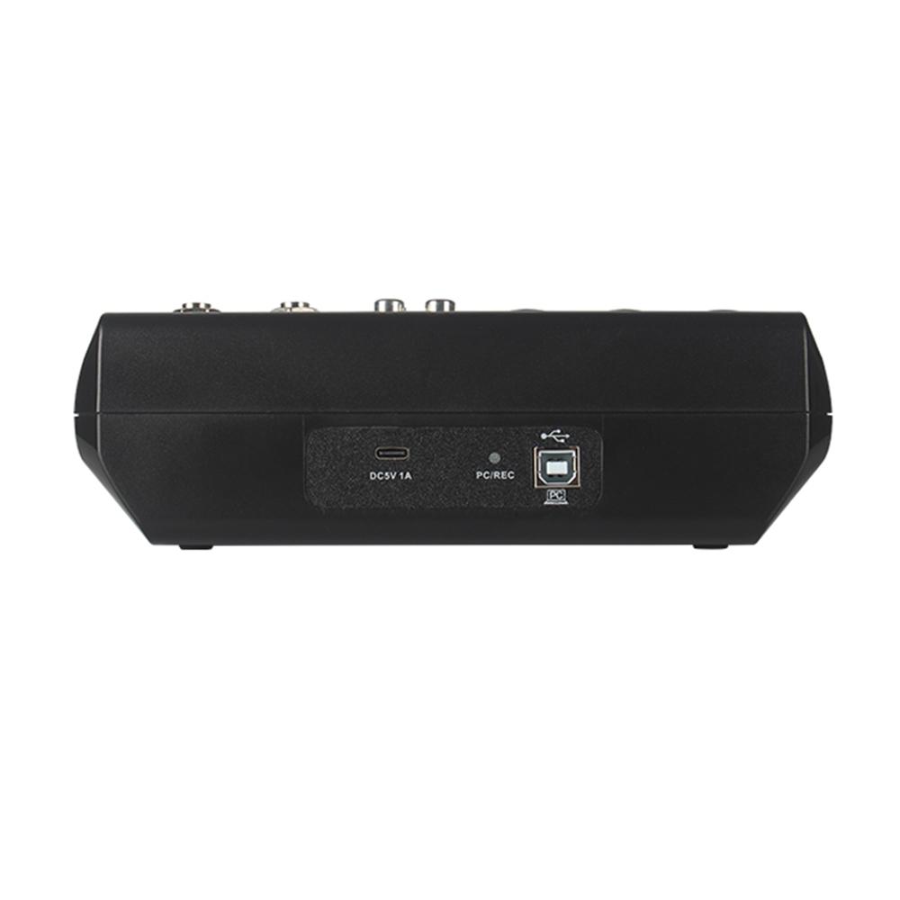 HD Audio 4 5 Channel Sound Mixer Professional Portable Console Computer Input 48v Power Live Broadcast A4 A5 Sound Audio Mixer