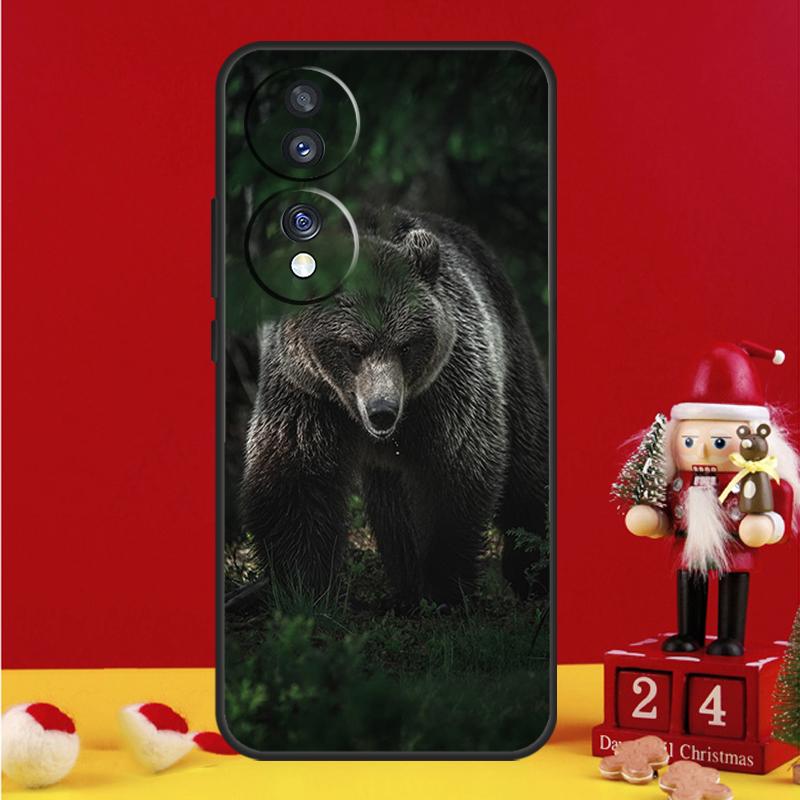 Grizzly Bear Case For Honor X8a X9a X7a X6a X6 X7 X8 X9 X8b X9b 90 70 50 Magic 5 Pro Magic 6 Lite Cover