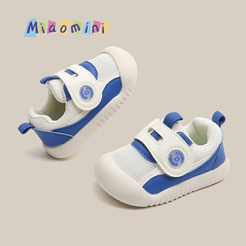 

New Spring and Autumn Baby Walking Shoes, Quality Mesh Soft Sole Baby Shoes, Toddler Shoes, Sneakers 15-19Take a photo with on синий