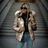 2026 Women's Short Thickened Cotton Jacket Cotton Coat Loose Warm Fashion Cotton Coat Coat