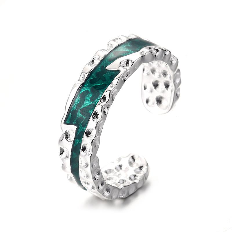 

Классическое кольцо из медного сплава Lindon, женские ювелирные изделия, подарок на свадьбу и вечеринку зелёный