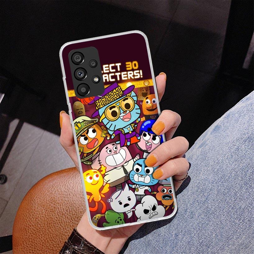 The Amazing World Gumball Phone Case For Samsung Galaxy A17 A16 A15 A14 A13 A57 A56 A55 A54 A53 A37 A36 A35 A34 A33 A26 A25 A24