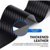 Door Sill Protector, Car Door Edge Guards, Carbon Fiber Car Protective Sticker, Door Pedal Trunk Anti-Scratch Decoration, Universal for Most Cars