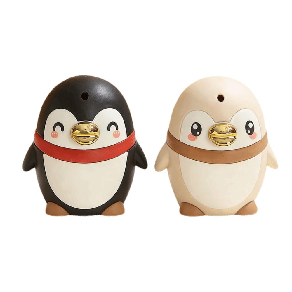 Cartoon Penguin Toothpick Container Press Type Pressing Toothpick Box Automatic Toothpick Hotel