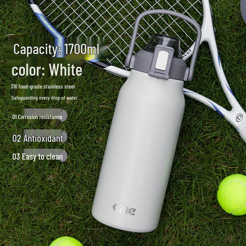 Cille 316 Stainless Steel Large Capacity Vacuum Flask