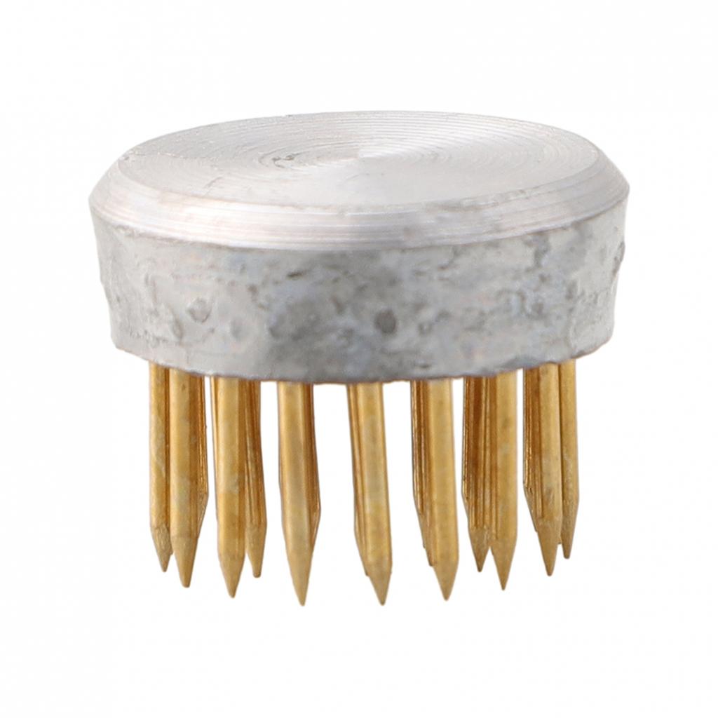 Blumenbasis Halter Messing Floral Arrangement Dichtung Stacheliger Frosch Fixierwerkzeug