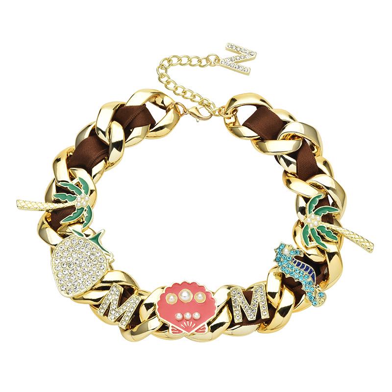 

Оригинальное ожерелье в стиле хип-хоп с полным бриллиантовым покрытием для мужчин и женщин 18K