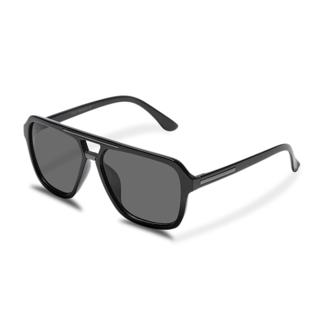 Ruiao Vintage Square UV Protection Outdoor Sunglasses Man Pilot Retro Double Bar Sunglasses Shades For Men Driving Sun Glasses