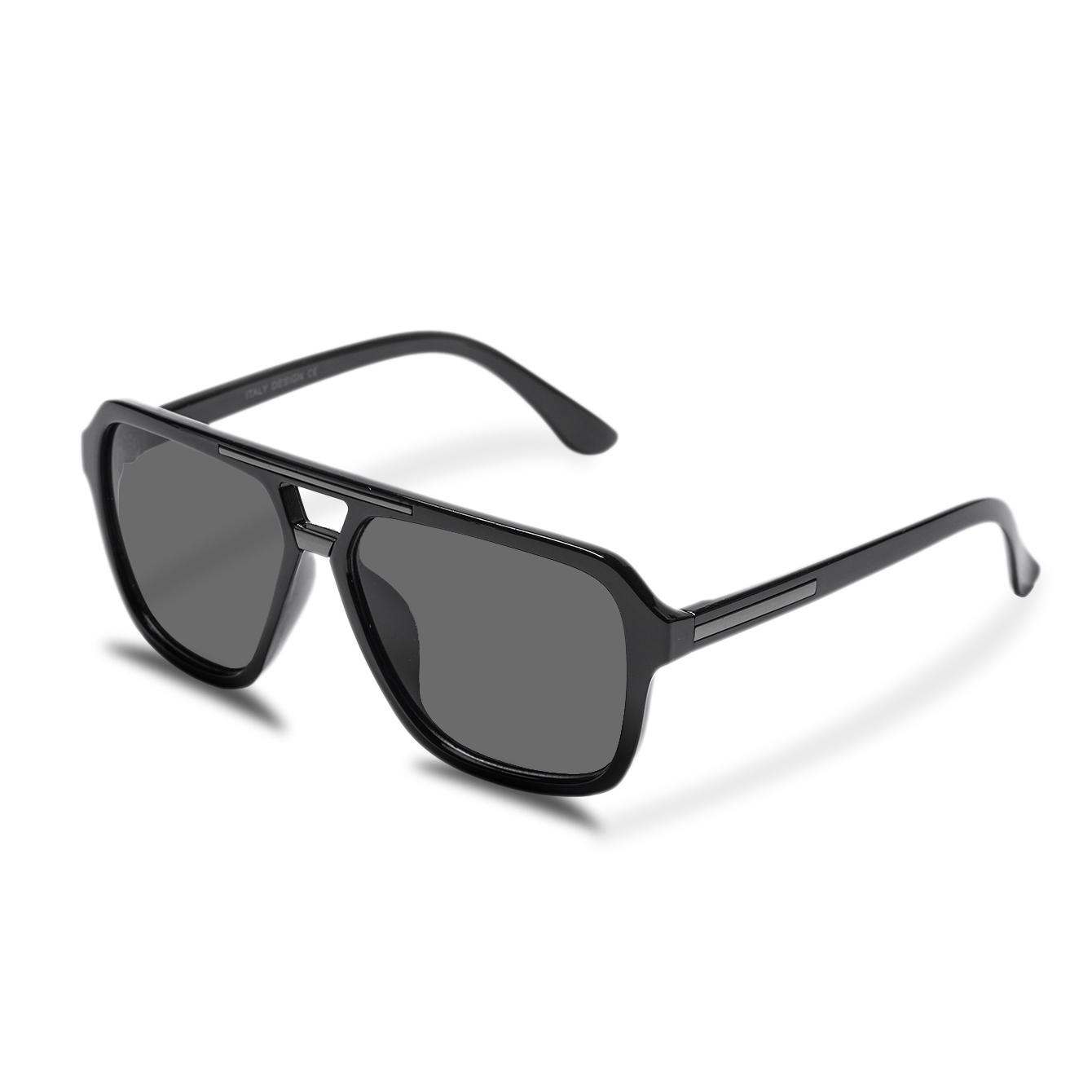 

Ruiao Винтажные квадратные солнцезащитные очки для улицы с защитой от УФ-лучей, мужские очки-авиаторы в стиле ретро с двойной перекладиной, солнцезащитные очки для мужчин для вождения