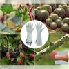 1 Pair Protective Cowhide Long Tube Gardening Gloves